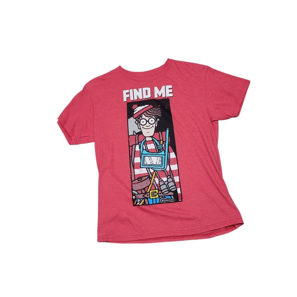 Where's Waldo Shirt Size XL Red